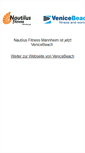 Mobile Screenshot of nautilus-fitness-mannheim.de